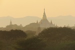 Myanmar, Sunset in Bagan Area, 2019